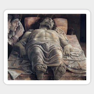 The Dead Christ or Lamentation of Christ by Andrea Mantegna Sticker